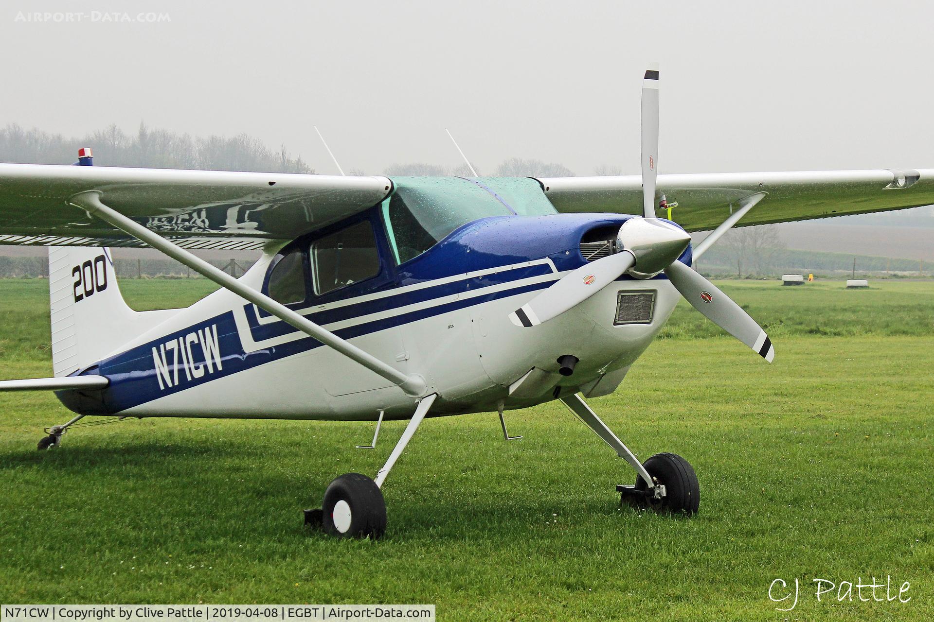 N71CW, 1962 Cessna 180E C/N 18051093, @ EGBT