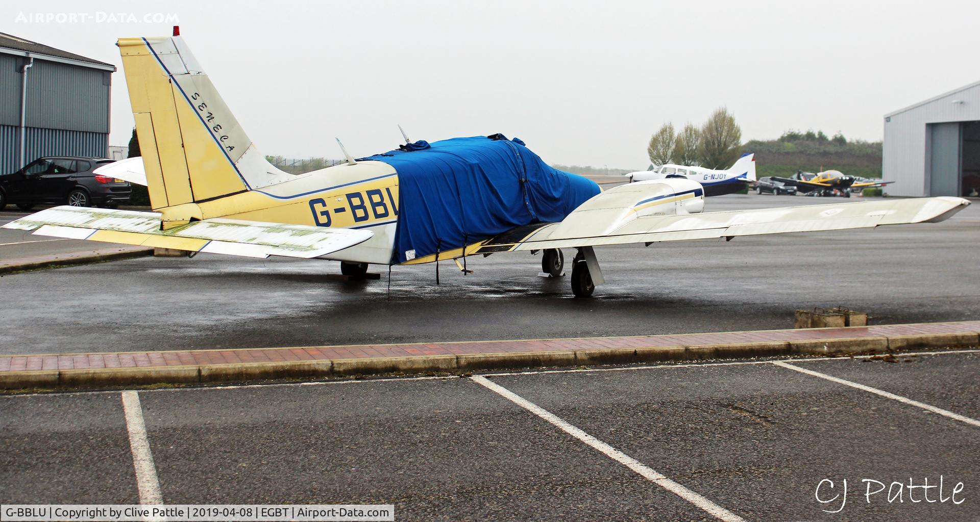 G-BBLU, 1973 Piper PA-34-200 Seneca C/N 34-7350271, Languishing @ EGBT