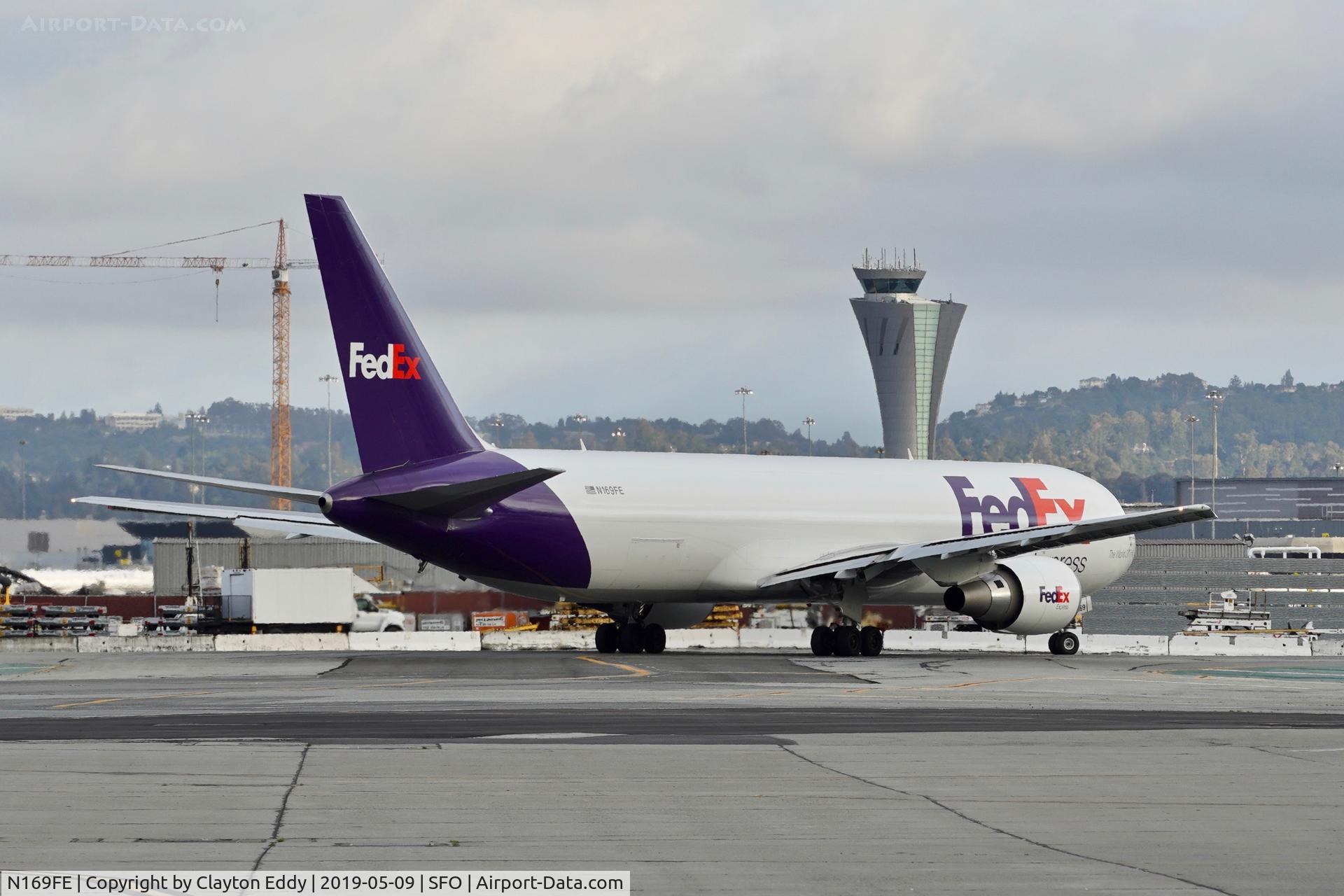 N169FE, 2018 Boeing 767-3S2ERF C/N 63101, SFO 2019.