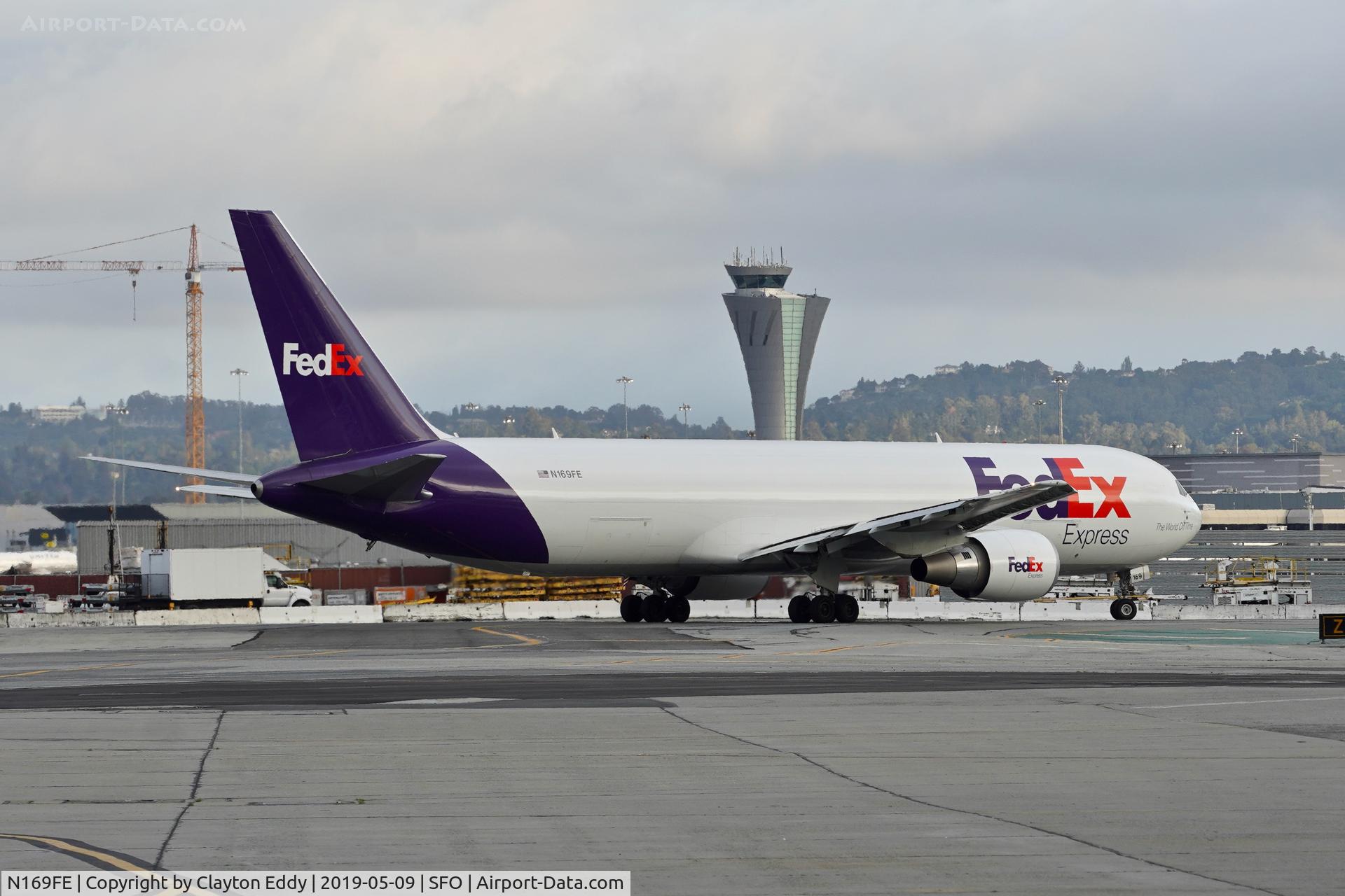 N169FE, 2018 Boeing 767-3S2ERF C/N 63101, SFO 2019.