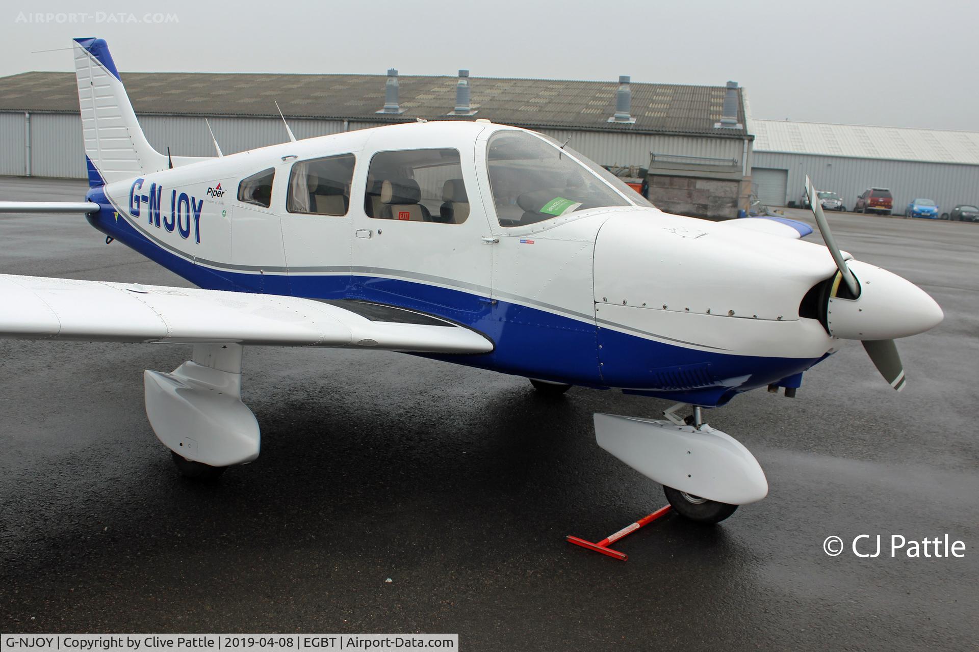 G-NJOY, 1982 Piper PA-28-181 Archer II C/N 28-8290049, @ EGBT