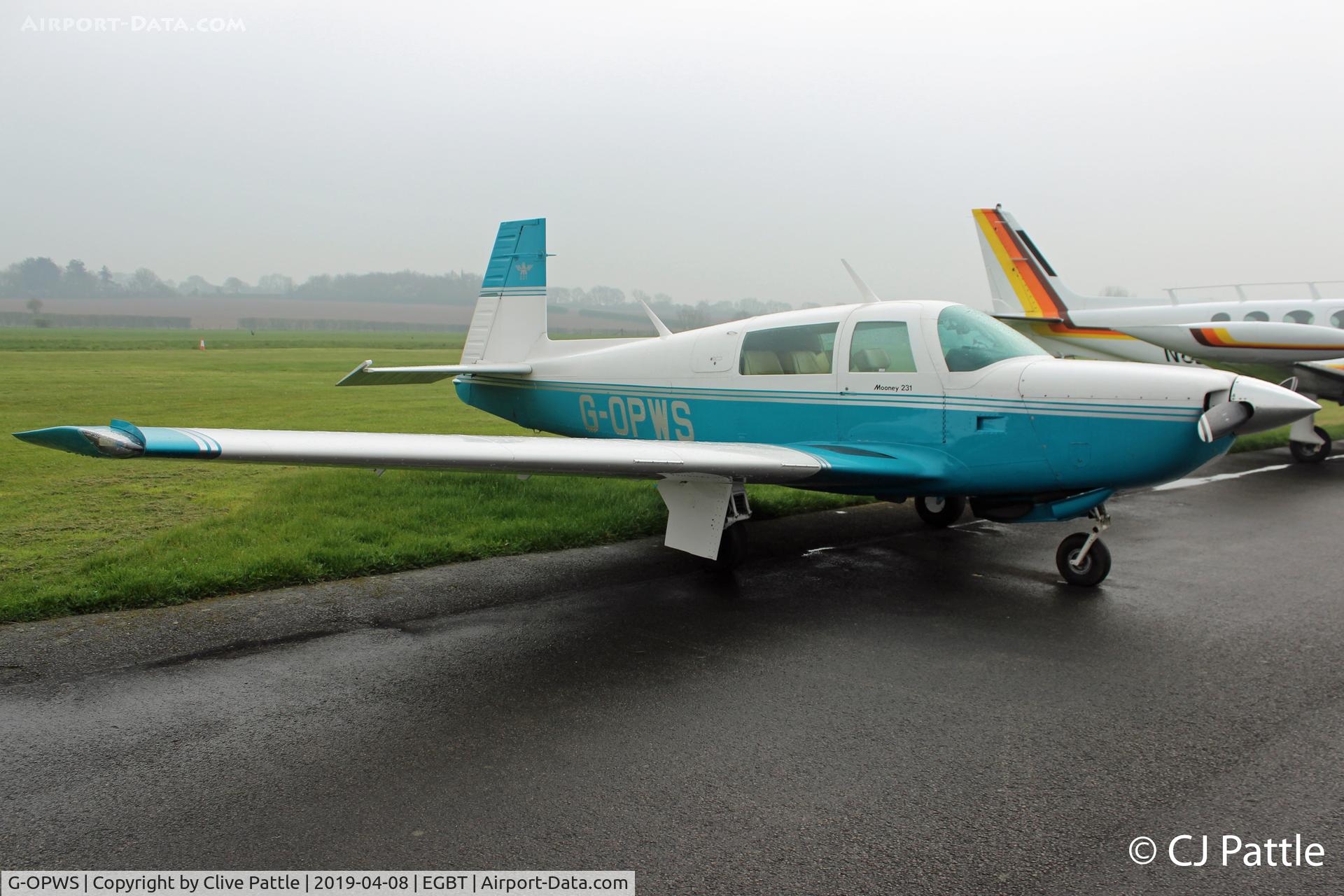 G-OPWS, 1982 Mooney M20K C/N 25-0663, @ EGBT