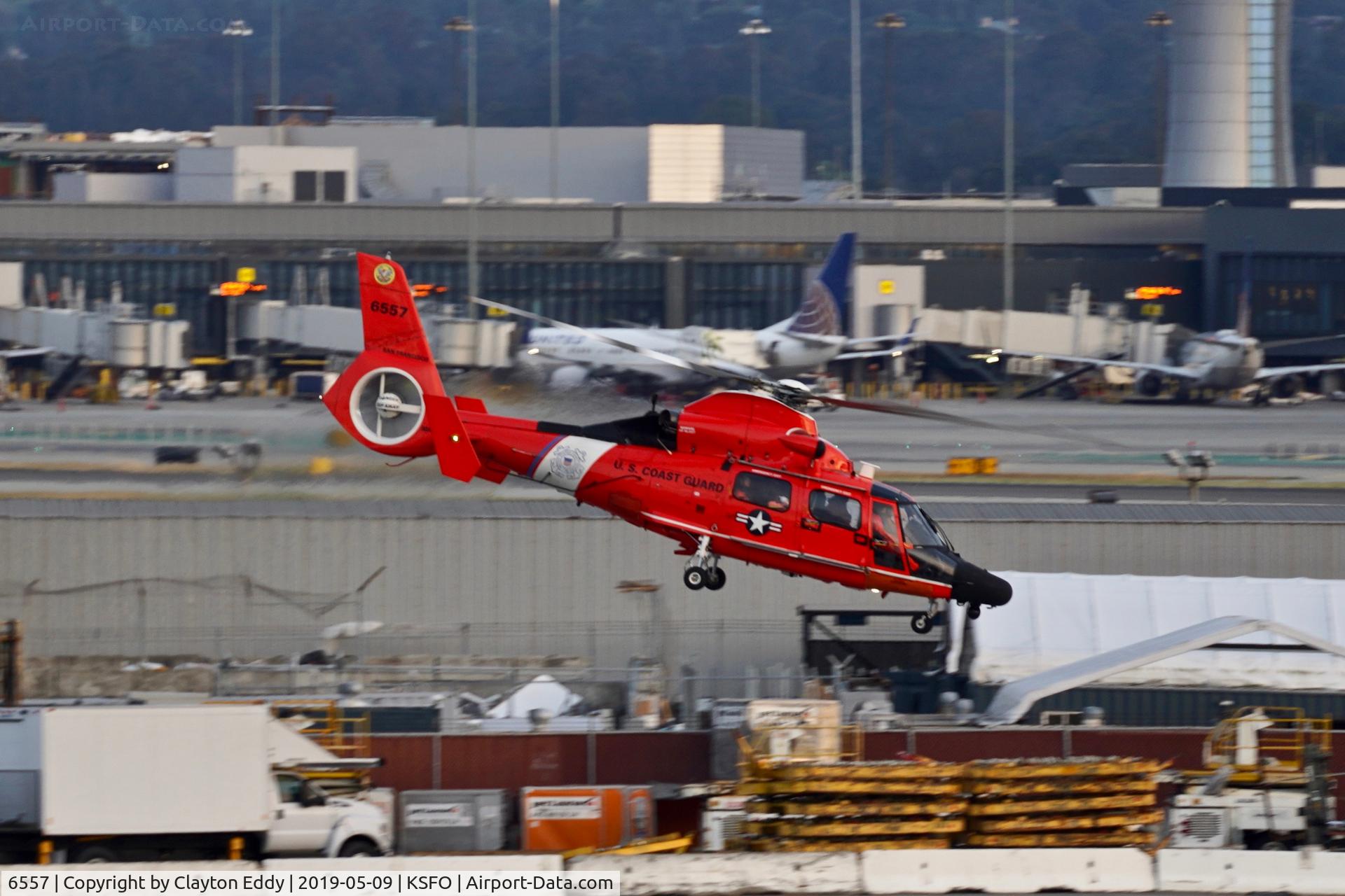 6557, Aerospatiale MH-65C Dolphin C/N 6237, SFO 2019.