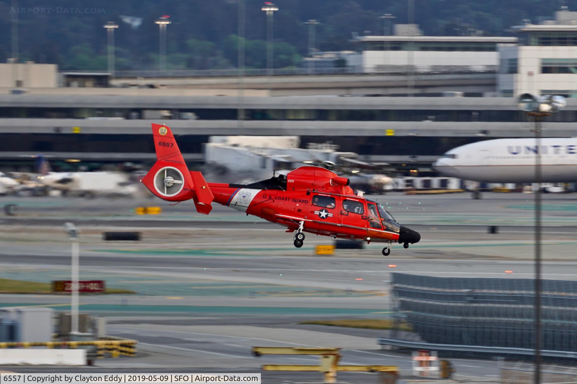 6557, Aerospatiale MH-65C Dolphin C/N 6237, SFO 2019.