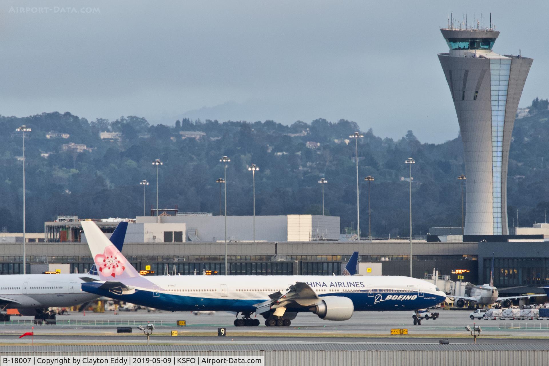 B-18007, 2016 Boeing 777-309/ER C/N 43982, SFO 2019.