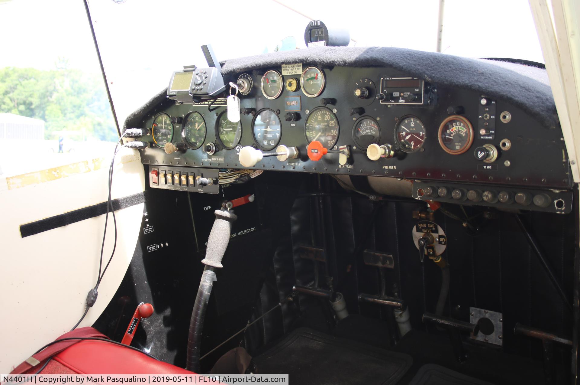 N4401H, 1948 Piper PA-15 Vagabond C/N 15-185, Piper PA-15