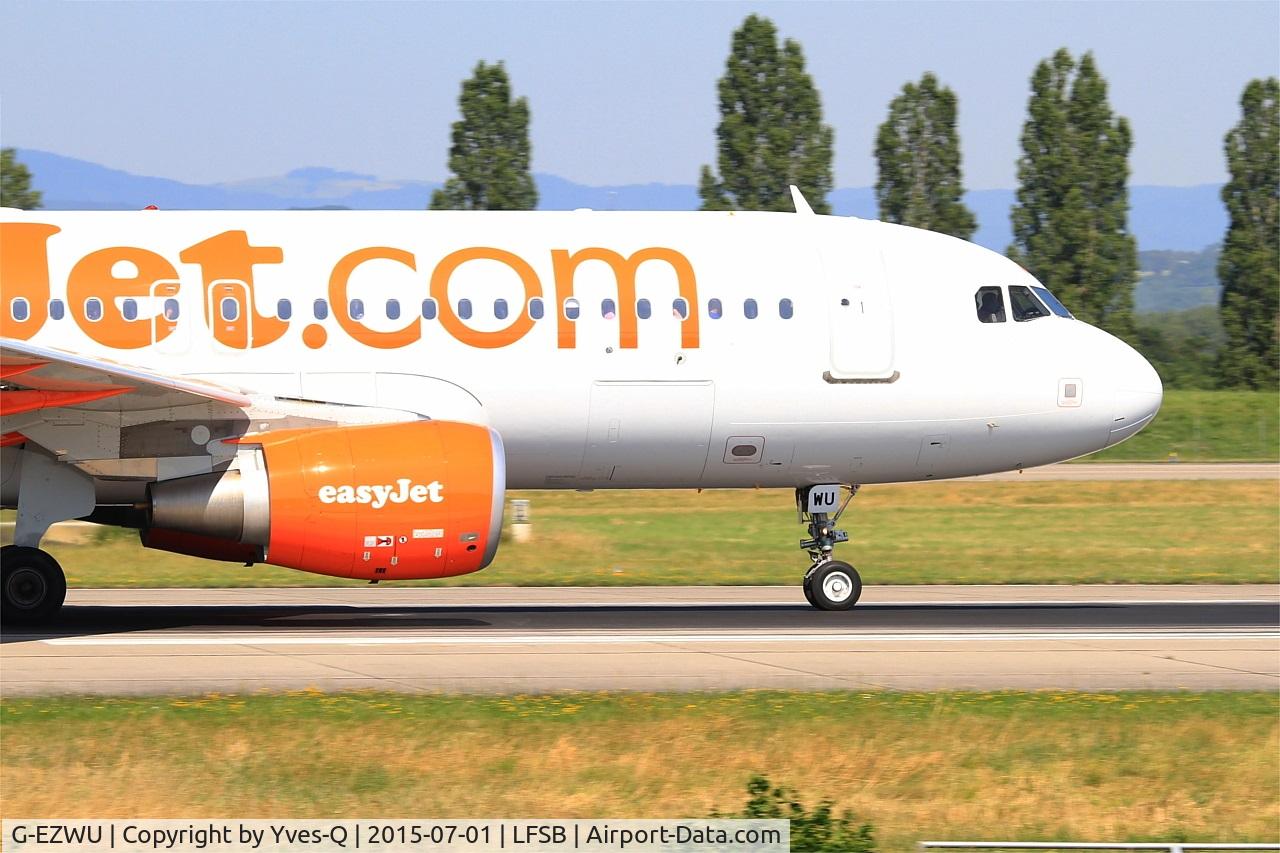 G-EZWU, 2014 Airbus A320-214 C/N 6095, Airbus A320-214, Take off run rwy 15, Bâle-Mulhouse-Fribourg airport (LFSB-BSL)