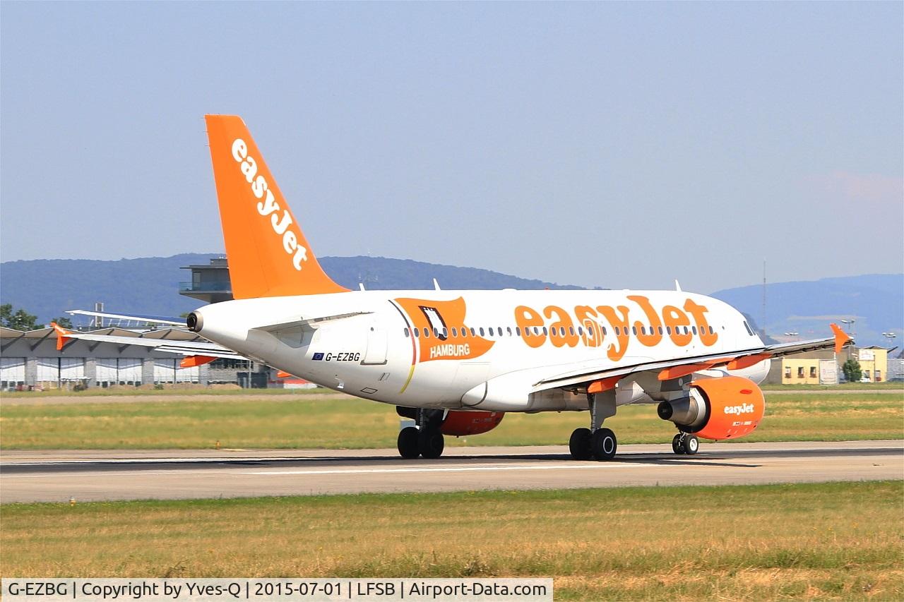 G-EZBG, 2006 Airbus A319-111 C/N 2946, Airbus A319-111, Take off run rwy 15, Bâle-Mulhouse-Fribourg airport (LFSB-BSL)