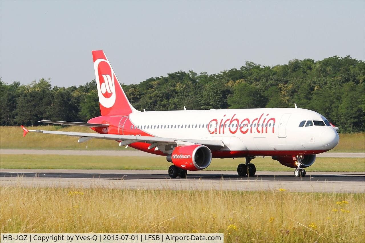 HB-JOZ, 2011 Airbus A320-214 C/N 4631, Airbus A320-214, Take off run rwy 15, Bâle-Mulhouse-Fribourg airport (LFSB-BSL)
