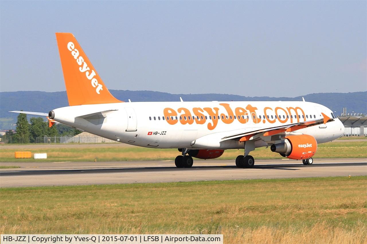 HB-JZZ, 2010 Airbus A320-214 C/N 4233, Airbus A320-214, Take off run rwy 15, Bâle-Mulhouse-Fribourg airport (LFSB-BSL)