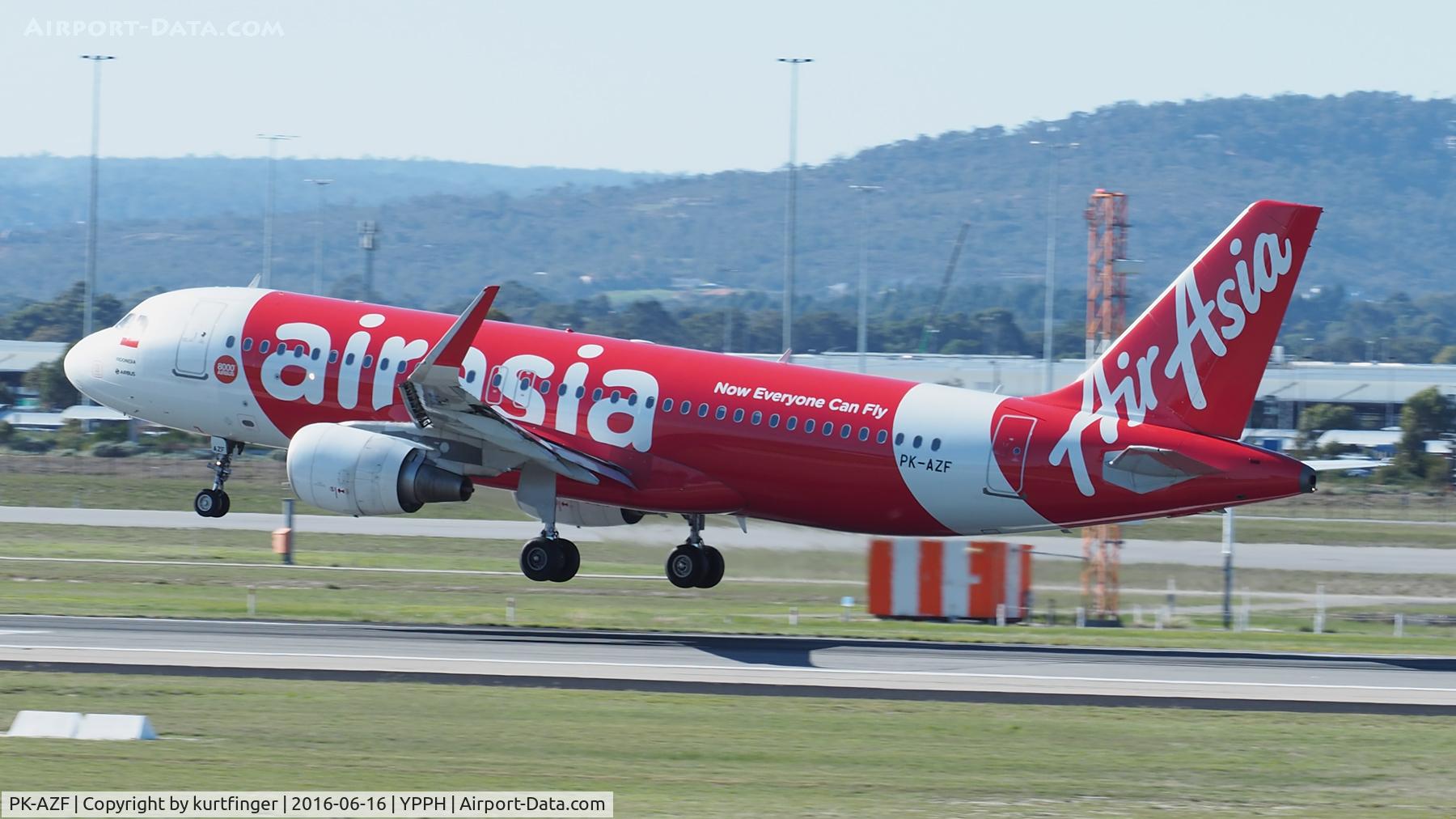 PK-AZF, 2013 Airbus A320-216 C/N 5706, Airbus A320-216 AirAsia PK-AZF R03 YPPH 160618