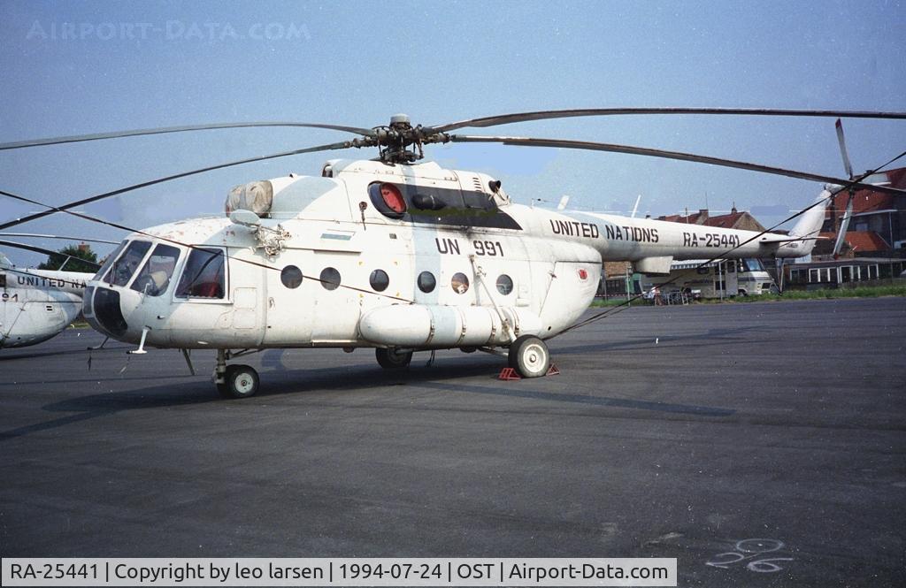 RA-25441, Mil Mi-8MTV-1 Hip C/N 95582, Ostende  24.7.1994