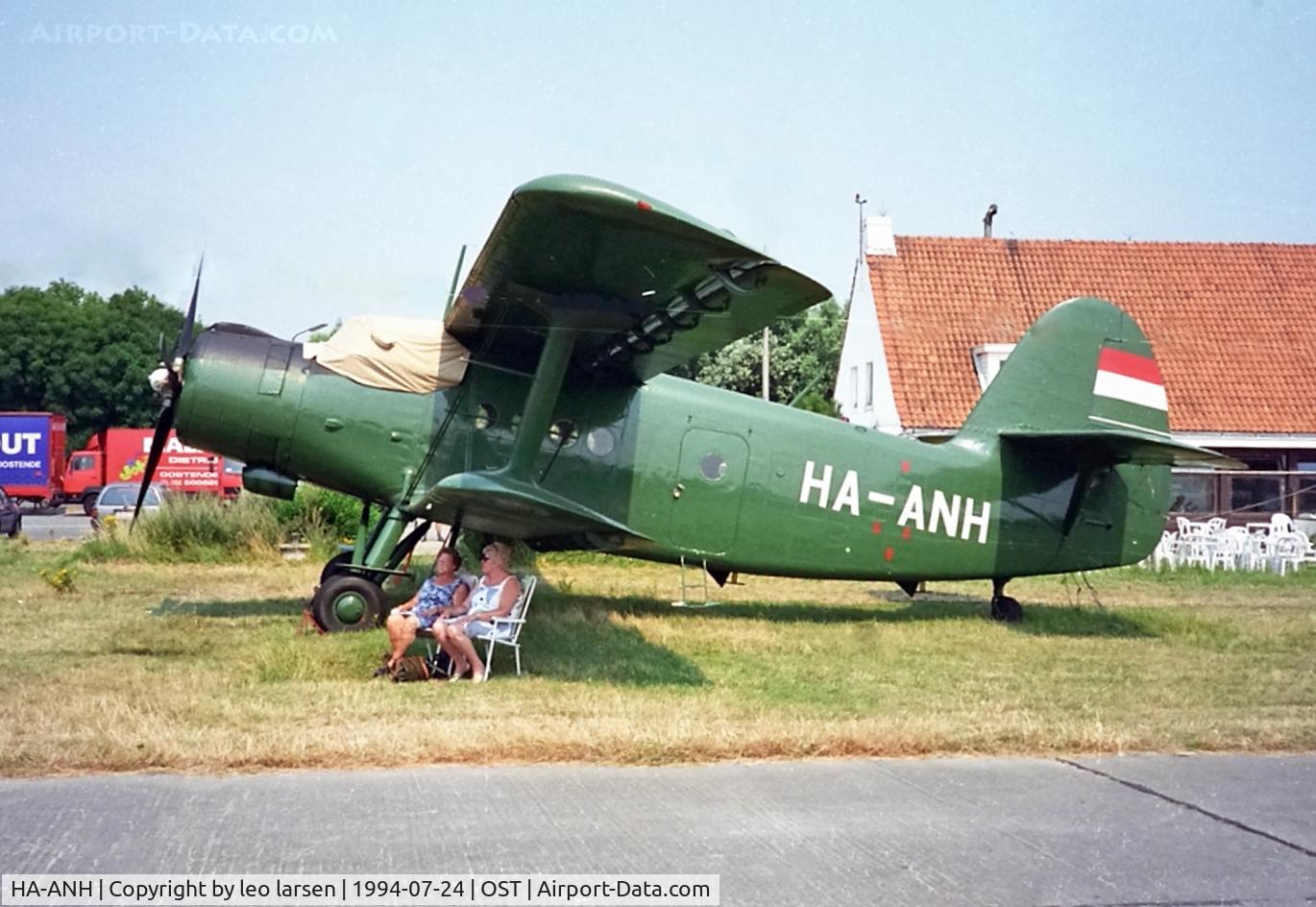 HA-ANH, 1972 WSK-PZL An-2P C/N 1G132-54, Ostende Air Show 24.7.1994