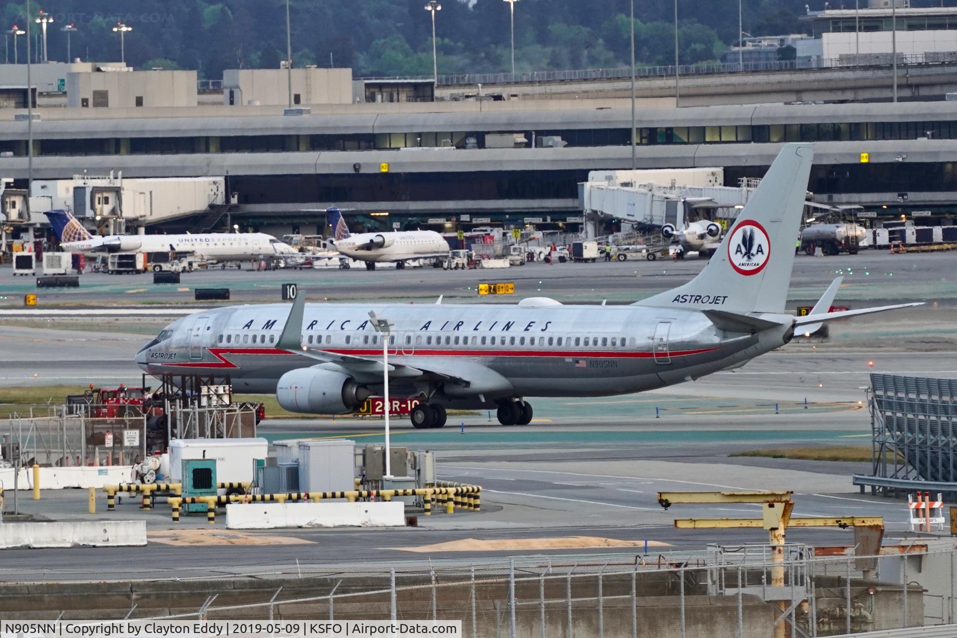 N905NN, 2012 Boeing 737-823 C/N 31156, SFO 2019.
