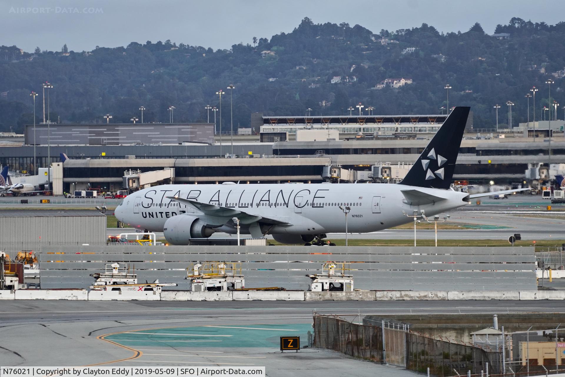 N76021, 2010 Boeing 777-224 C/N 39776, SFO 2019.