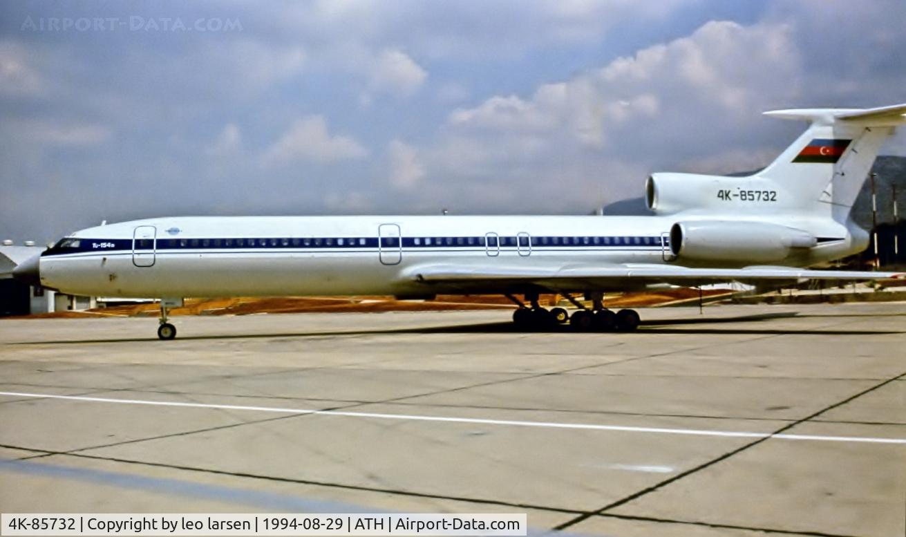 4K-85732, 1992 Tupolev Tu-154M C/N 92A914, Athens 29.8.1994
