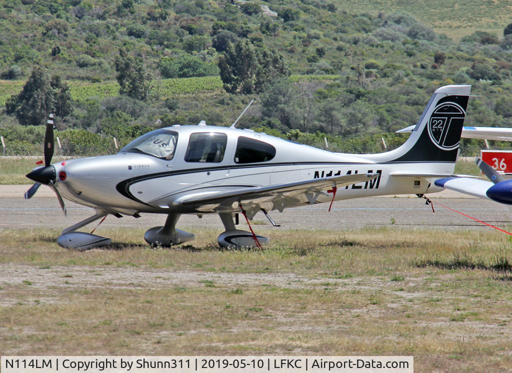 N114LM, 2013 Cirrus SR-22T C/N 0520, Parked at the Airclub...