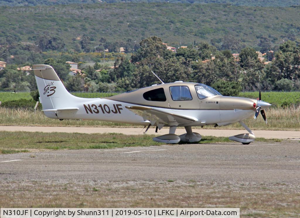 N310JF, 2007 Cirrus SR22 C/N 2485, Parked at the Airclub...
