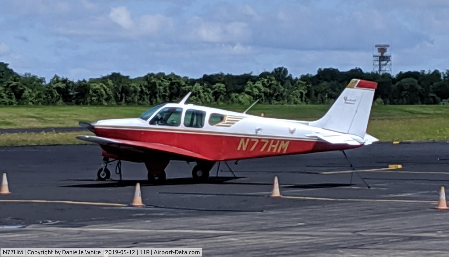 N77HM, 1960 Beech 35-33 Debonair C/N CD-93, Parked on Mother's Day