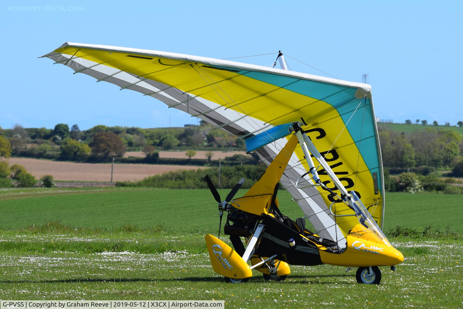 G-PVSS, 2007 P&M Aviation Quik GT450 C/N 8302, Parked at Northrepps.