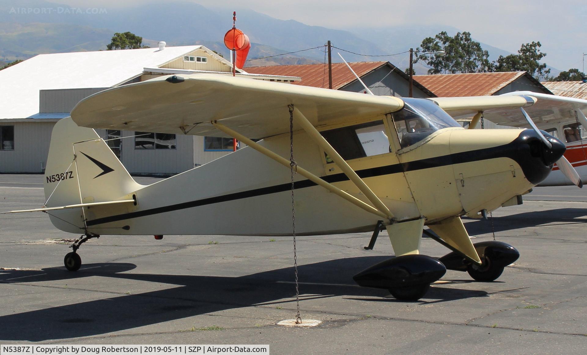 N5387Z, 1961 Piper PA-22-108 Colt C/N 22-9156, 1961 Piper PA-22-108 COLT, Lycoming O-235 108 Hp