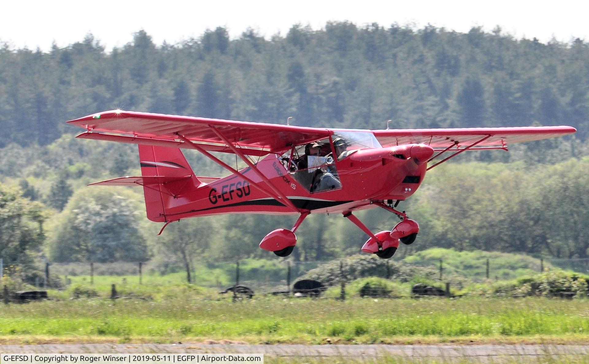 G-EFSD, 2016 Aeropro Eurofox 912(IS) C/N LAA 376-15359, Visiting Eurofox 912 (IS).