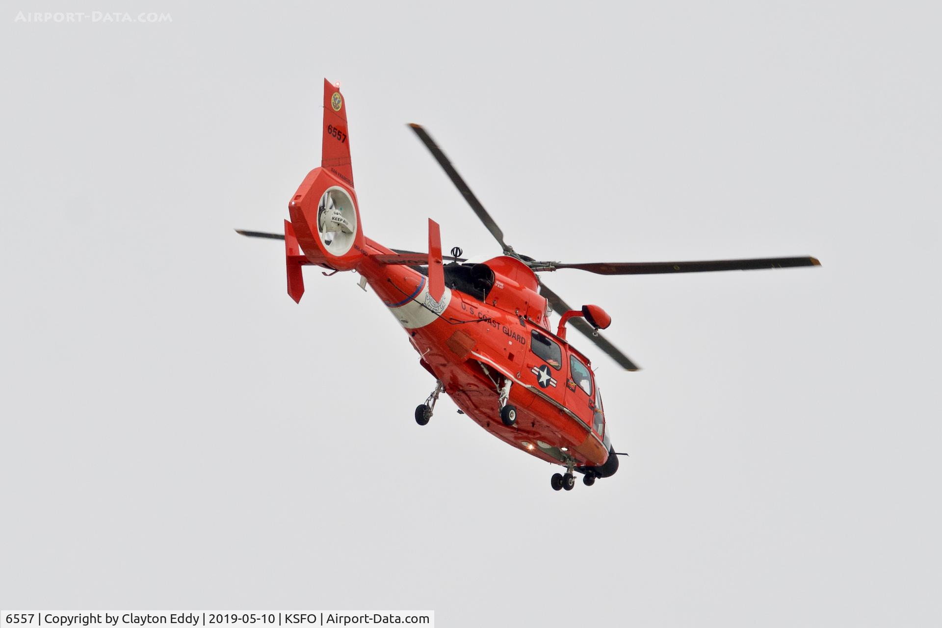 6557, Aerospatiale MH-65C Dolphin C/N 6237, SFO 2019.