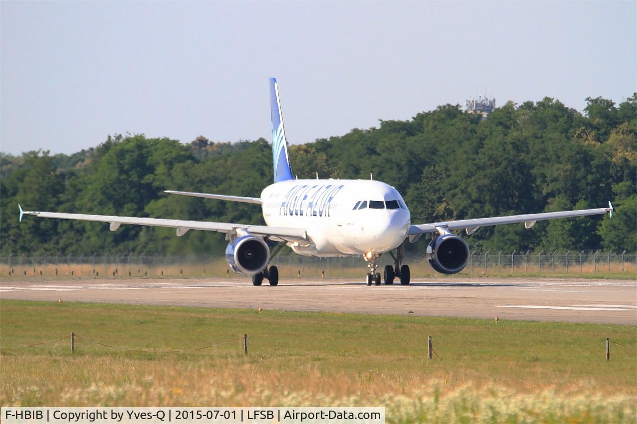 F-HBIB, 2007 Airbus A320-214 C/N 3289, Airbus A320-214, Ready to take off rwy 15, Bâle-Mulhouse-Fribourg airport (LFSB-BSL)