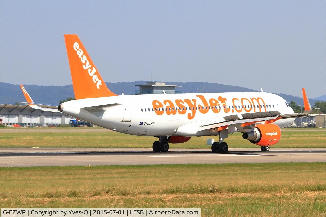 G-EZWP, 2013 Airbus A320-214 C/N 5927, Airbus A320-214, Landing rwy 15, Bâle-Mulhouse-Fribourg airport (LFSB-BSL)
