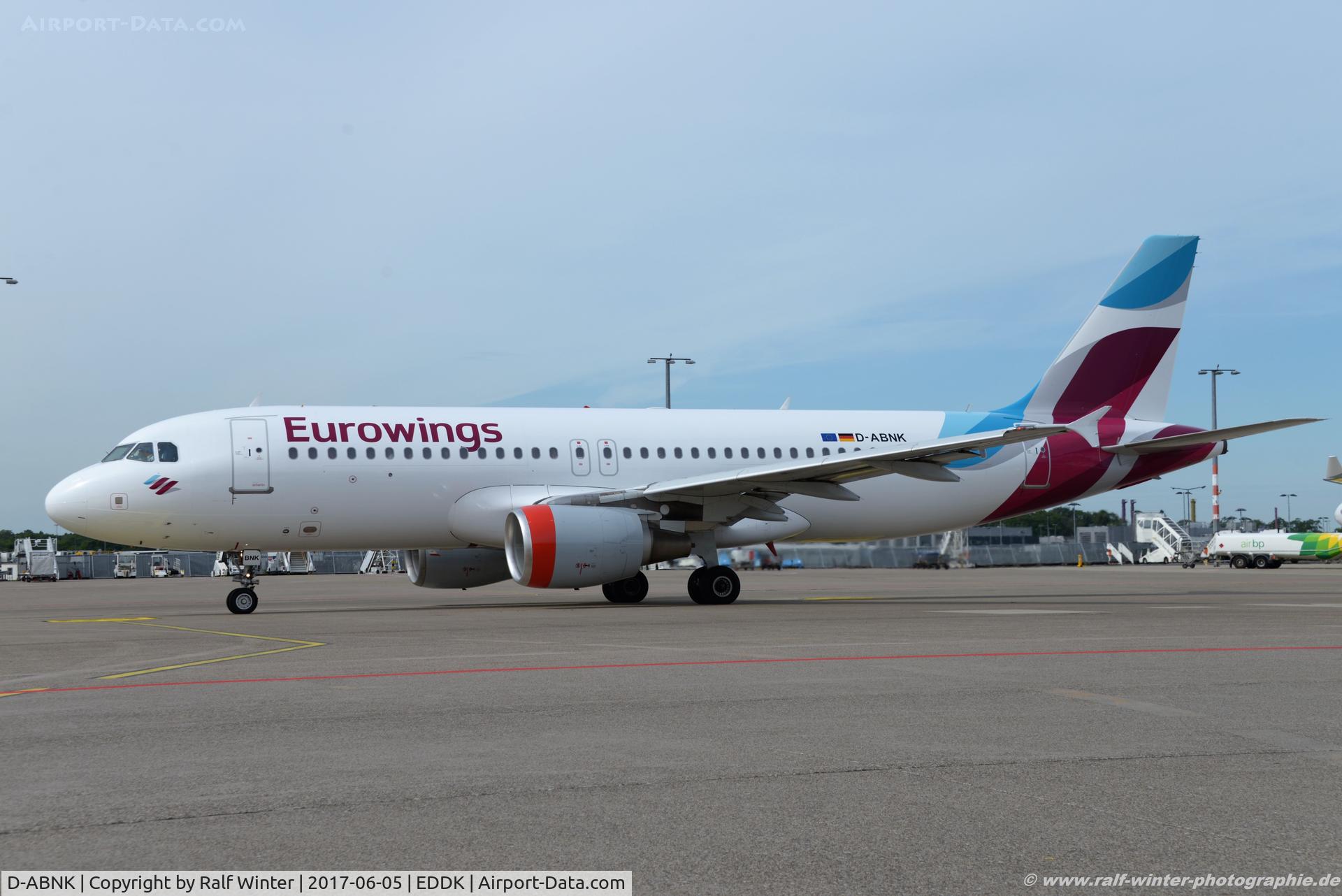 D-ABNK, 2002 Airbus A320-214 C/N 1769, Airbus A320-214 - EW EWG Eurowings red Engine cover - 1769 - D-ABNK - 05.06.2017 - CGN