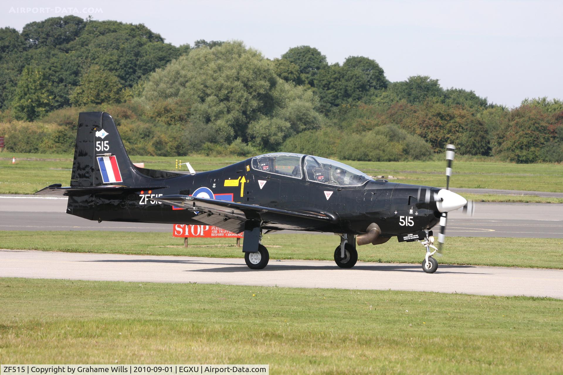 ZF515, 1992 Short S-312 Tucano T1 C/N S159/T130, Shorts Tucano T1 ZF515 1 FTS RAF, Linton-on-Ouse 1/9/10