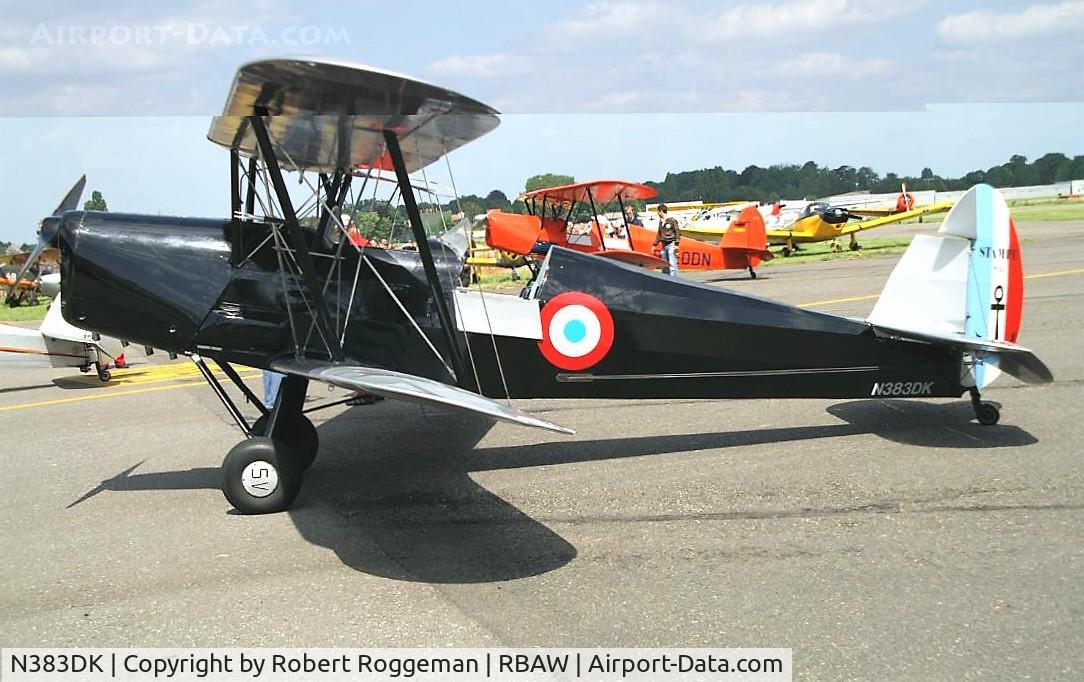 N383DK, 1952 Nord Stampe SV-4C C/N 383, STAMPE FLY IN.