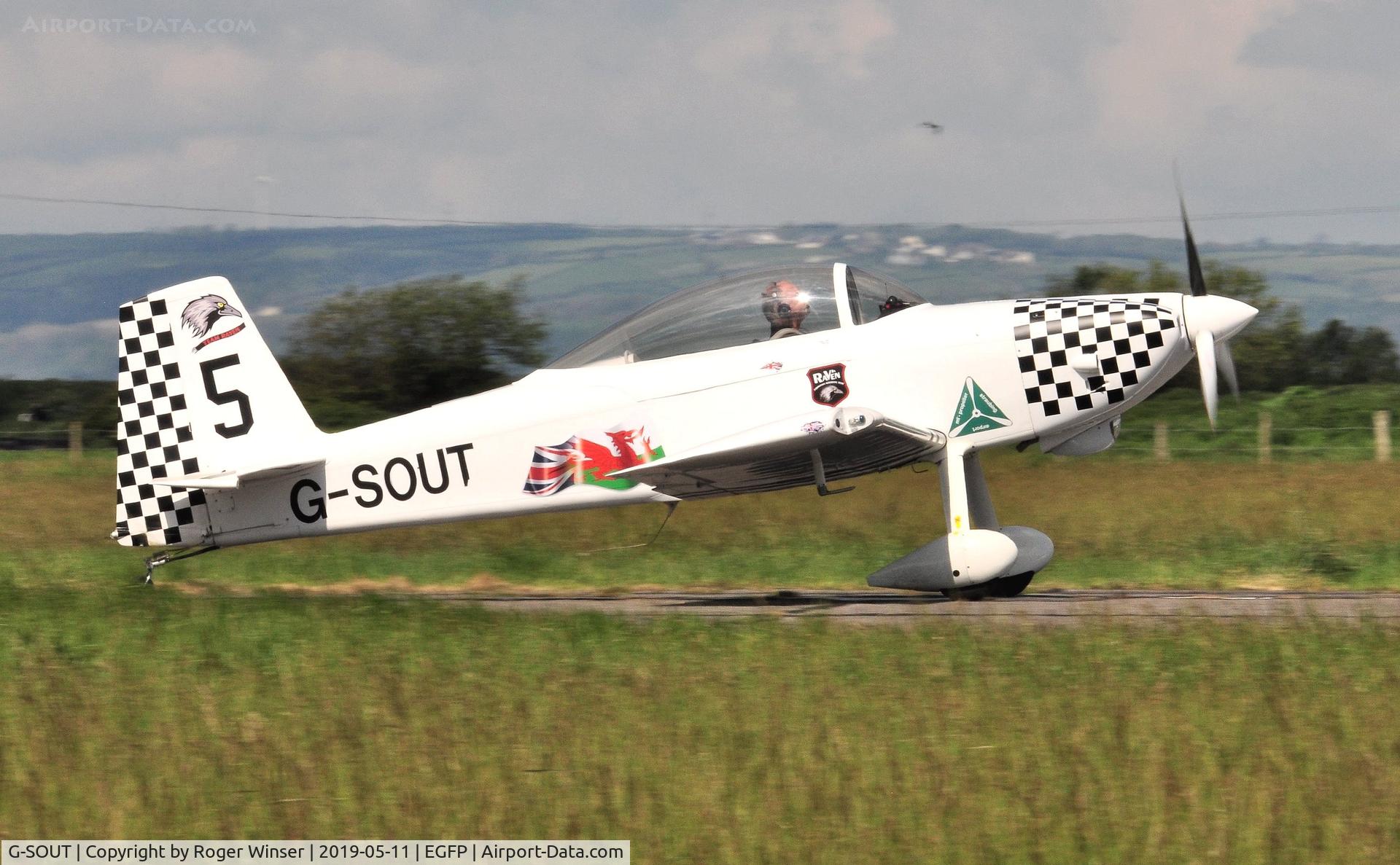 G-SOUT, 2006 Vans RV-8 C/N PFA 303-13295, Raven 5 in Team Raven.