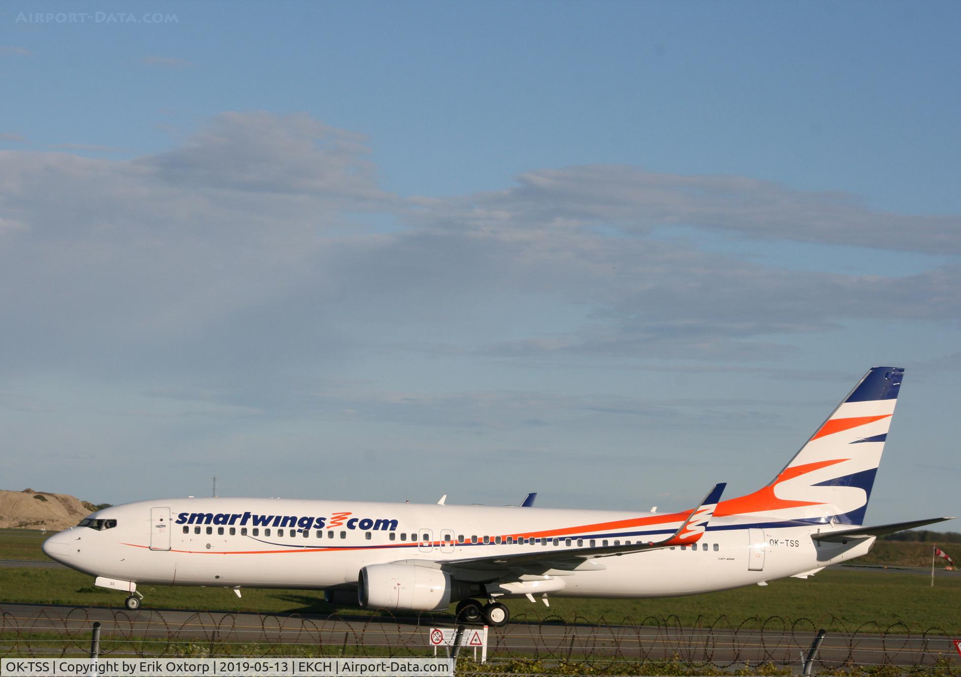OK-TSS, 2008 Boeing 737-81M C/N 35272, OK-TSS landed rw 04L