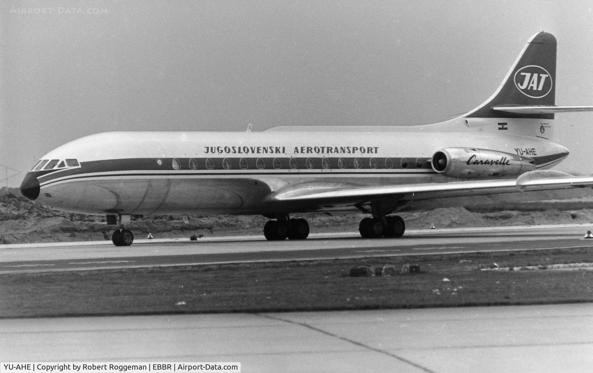 YU-AHE, 1965 Sud Aviation SE-210 Caravelle VI-N C/N 194, Mid 1960's.JAT.