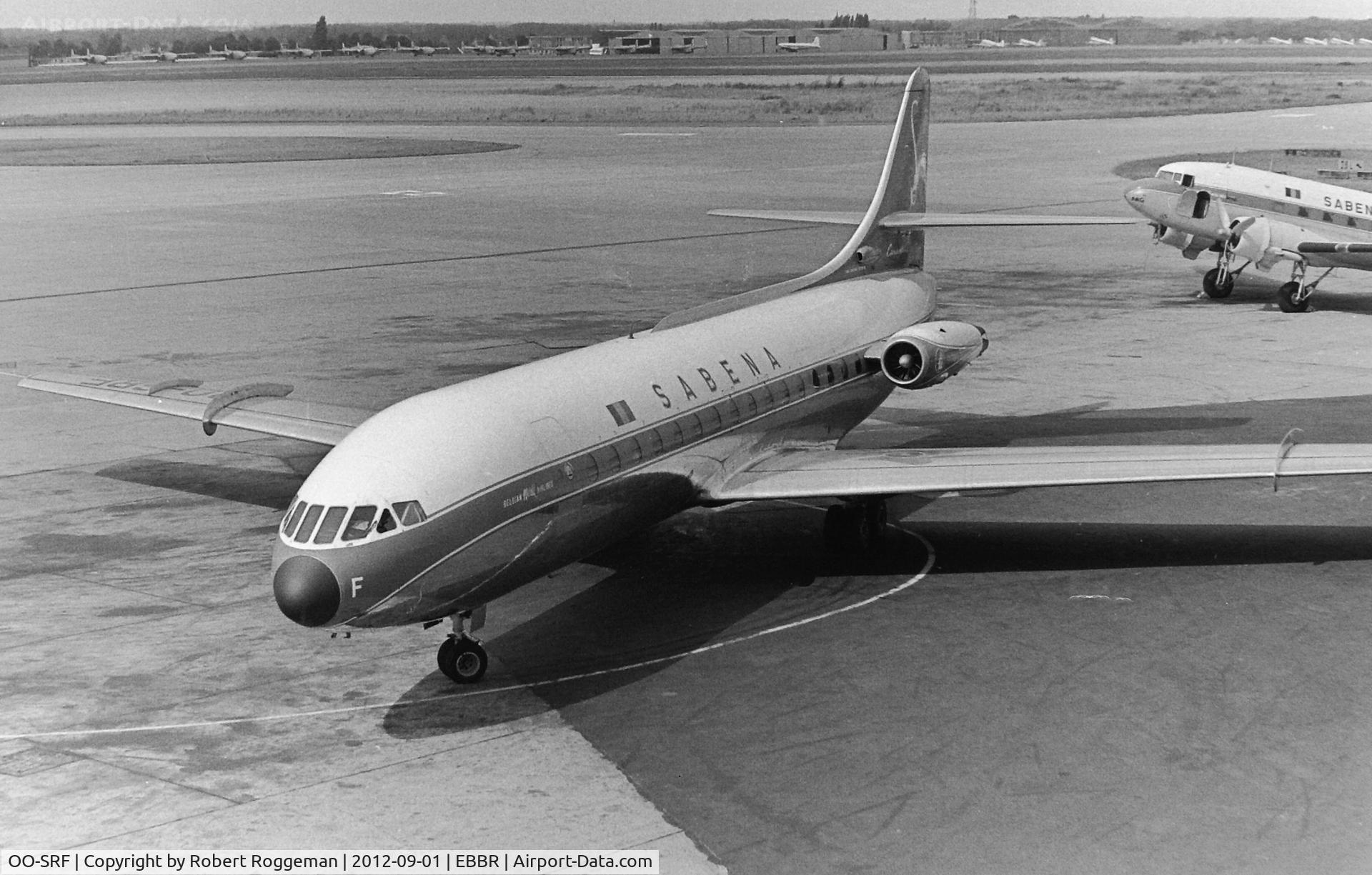 OO-SRF, 1961 Sud Aviation SE-210 Caravelle VI-N C/N 76, Mid 1960's.SABENA.