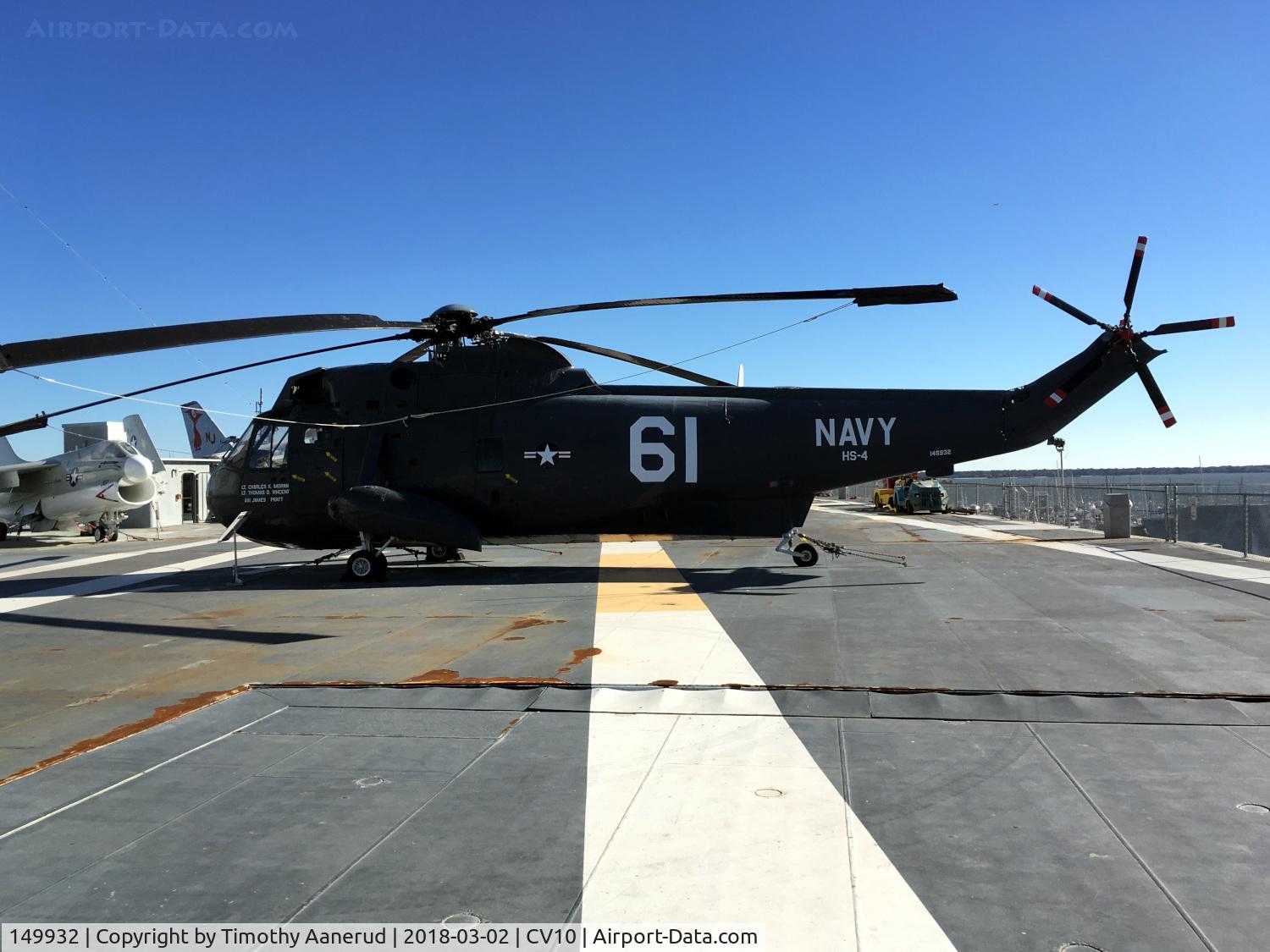 149932, Sikorsky SH-3G Sea King C/N 61-208, Sikorsky SH-3G Sea King, c/n: 61-208, BuNo 149932