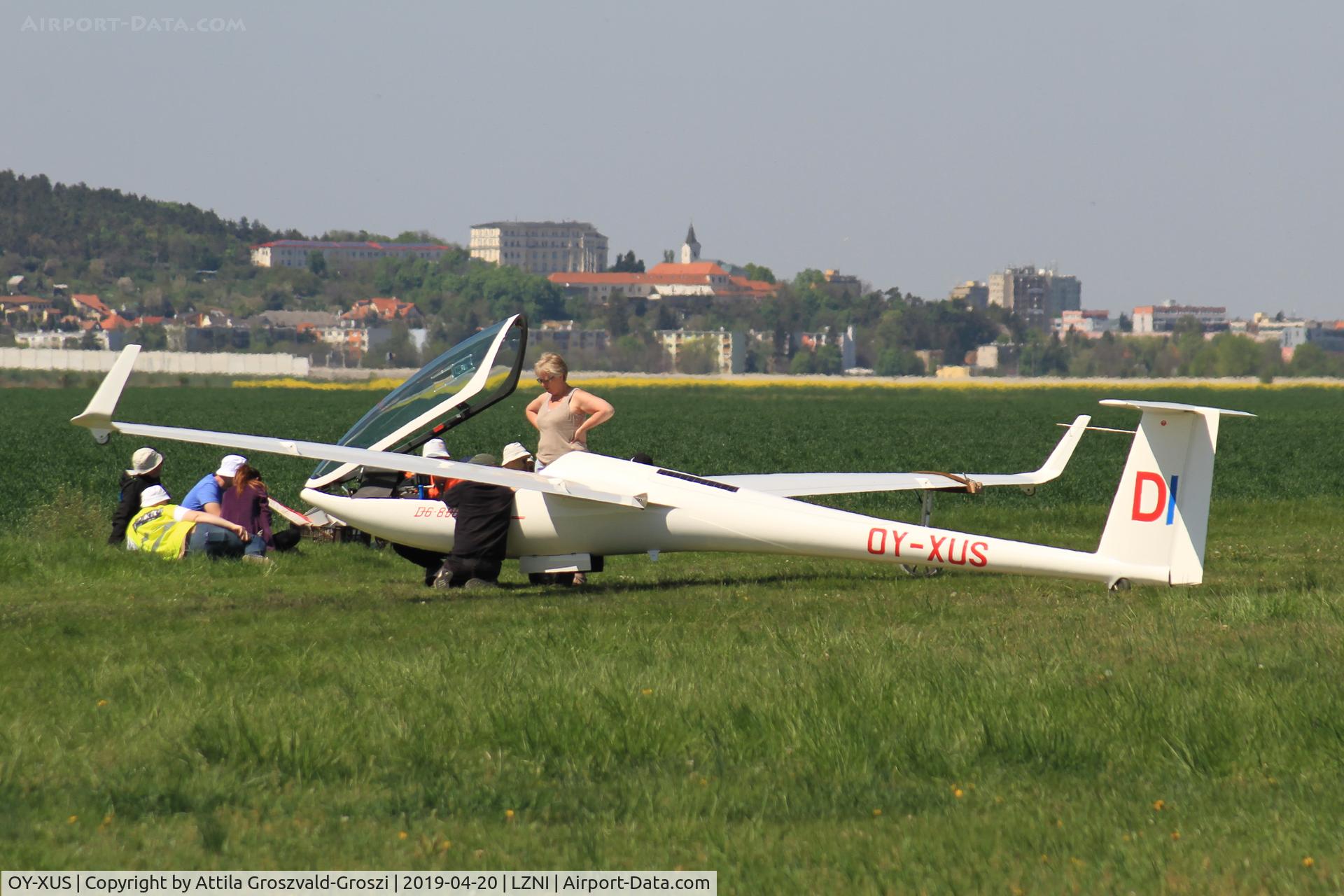 OY-XUS, 1996 Glaser-Dirks DG-800 B C/N 8-84-B21, LZNI - Nitra Airport, Slovakia - Pribina Cup 2019