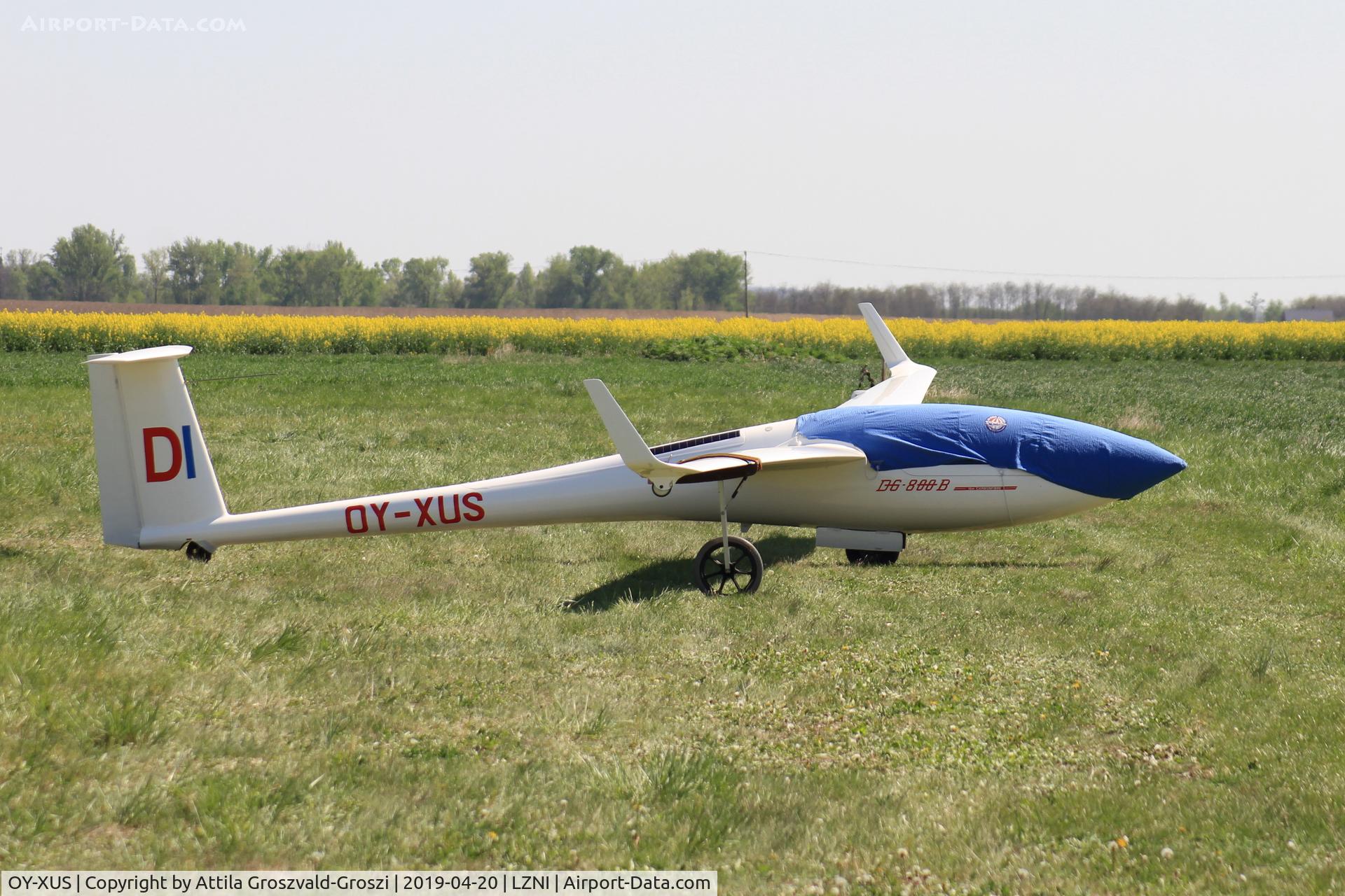 OY-XUS, 1996 Glaser-Dirks DG-800 B C/N 8-84-B21, LZNI - Nitra Airport, Slovakia - Pribina Cup 2019