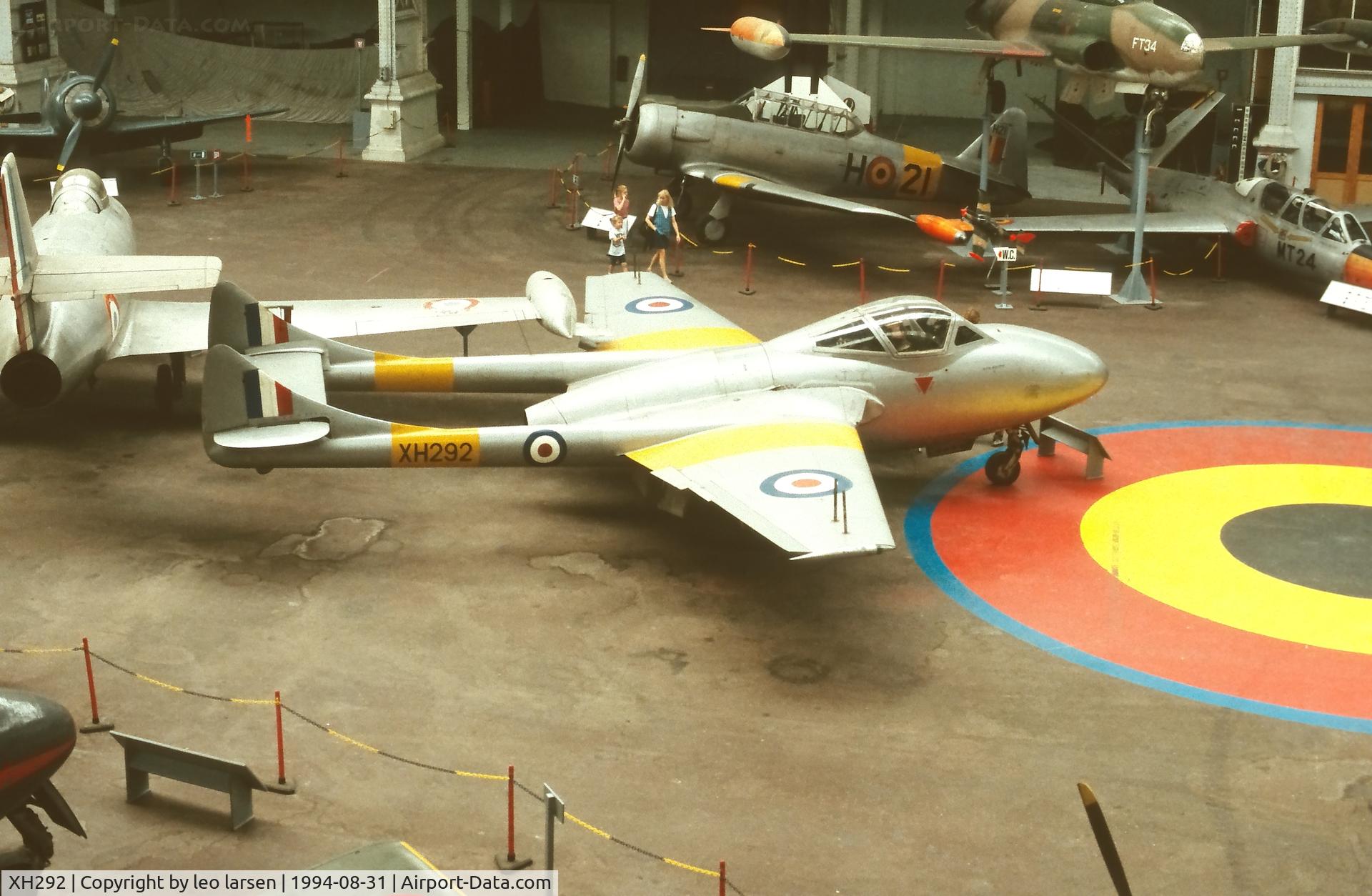 XH292, De Havilland DH-115 Vampire T.11 C/N 15610, Brussels Air Museum31.8.1994