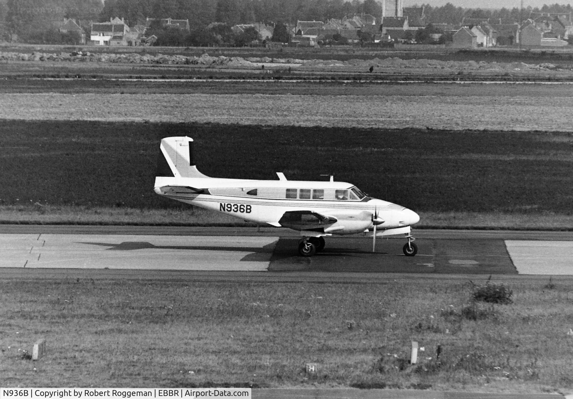 N936B, 1961 Beech 65-80 Queen Air C/N LC-70, Mid 1960's.