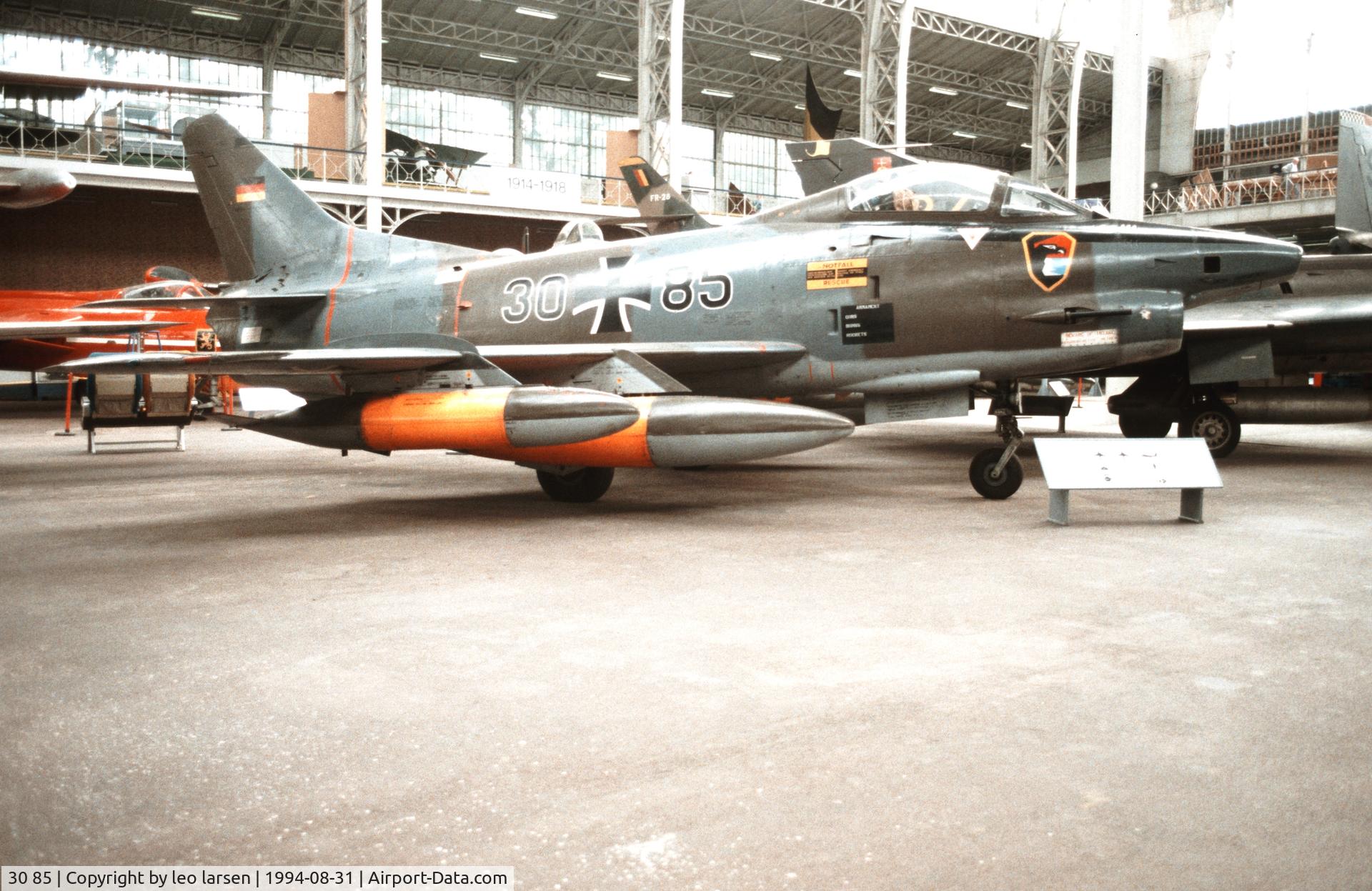 30 85, Fiat G-91R/3 C/N D348, Brussels Air Museum 31.8.1994