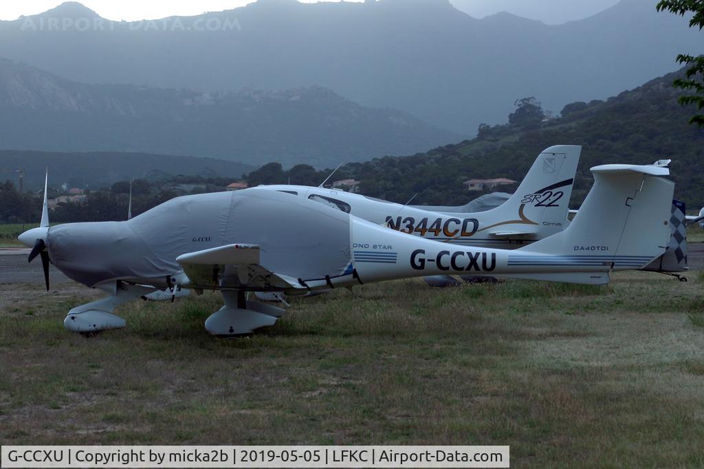 G-CCXU, 2003 Diamond DA-40D Diamond Star C/N D4.037, Parked