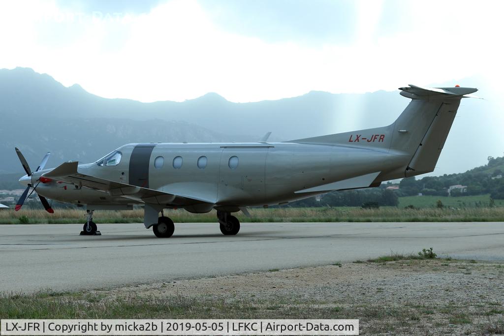 LX-JFR, 2010 Pilatus PC-12/47E C/N 1233, Parked