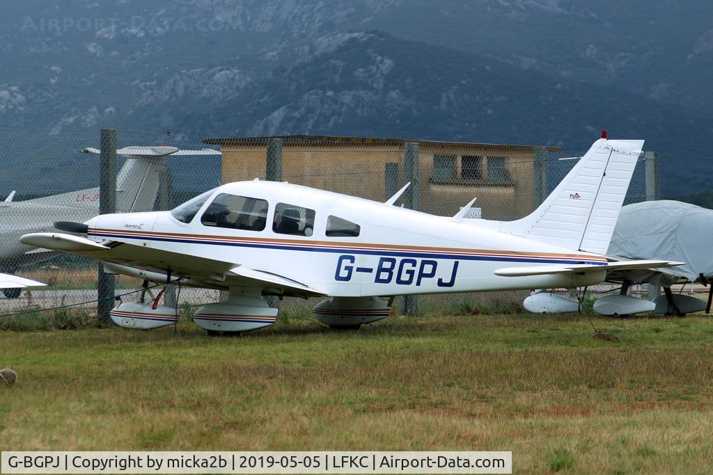 G-BGPJ, 1979 Piper PA-28-161 Cherokee Warrior II C/N 28-7916288, Parked