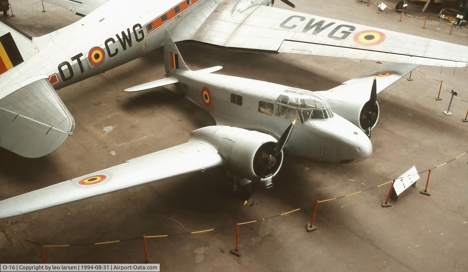 O-16, Airspeed AS.10 Oxford I C/N PAC/W/936, Brussels Air Museum 31.8.1994