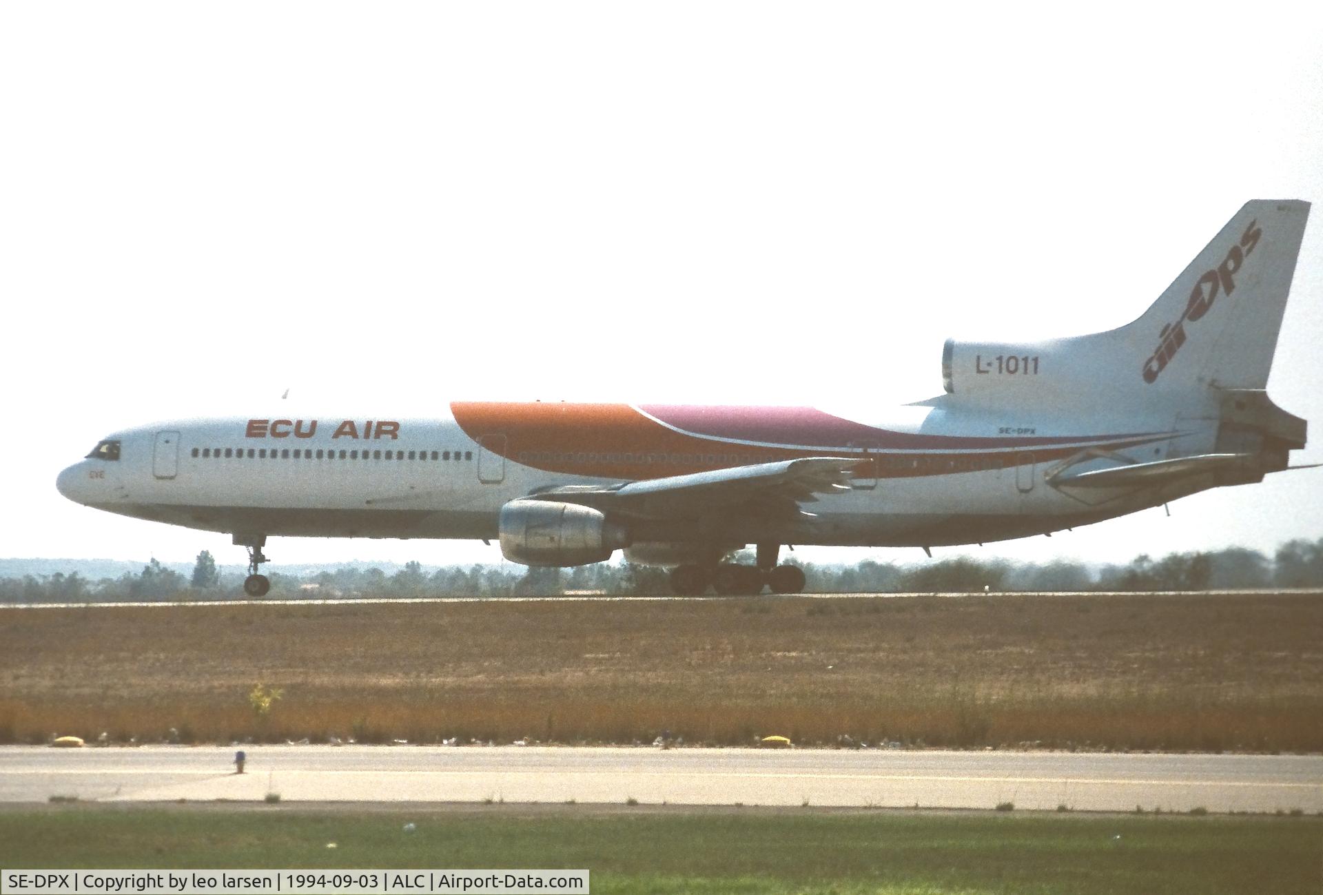 SE-DPX, 1974 Lockheed L-1011-385-1-15 TriStar 100 C/N 193B-1091, Alicante 3.9.1994