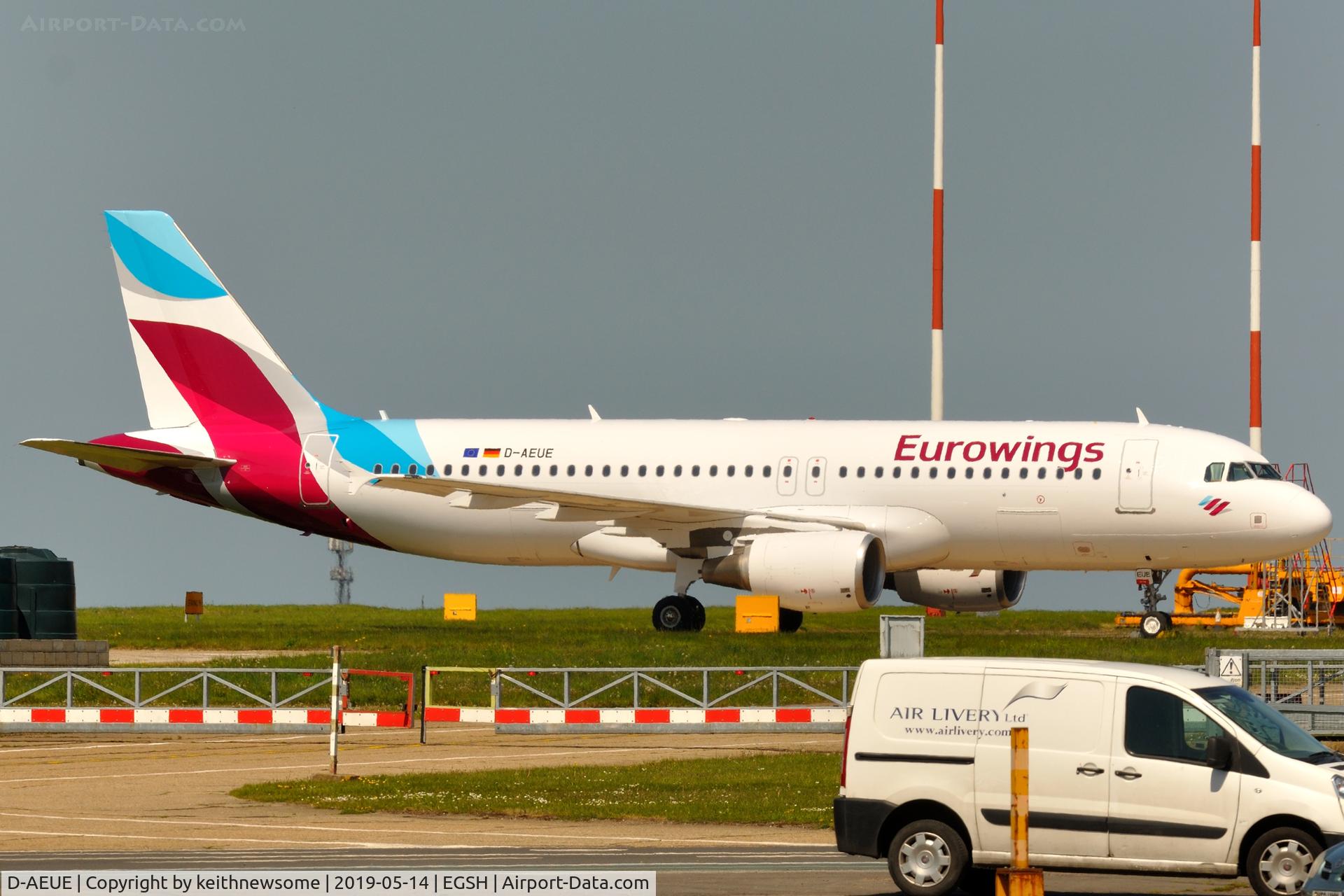 D-AEUE, 2010 Airbus A320-214 C/N 4161, Removed from spray shop.