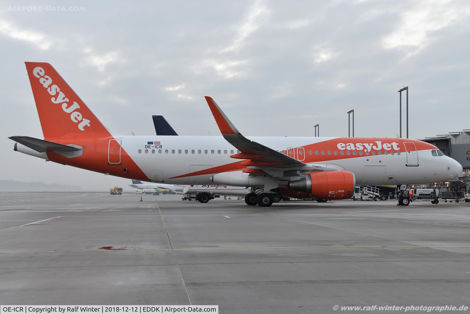 OE-ICR, 2015 Airbus A320-214 C/N 6885, Airbus A320-214(W) - EC EJU easyJet Europe - 6885 - OE-ICR - 12.12.2018 - CGN
