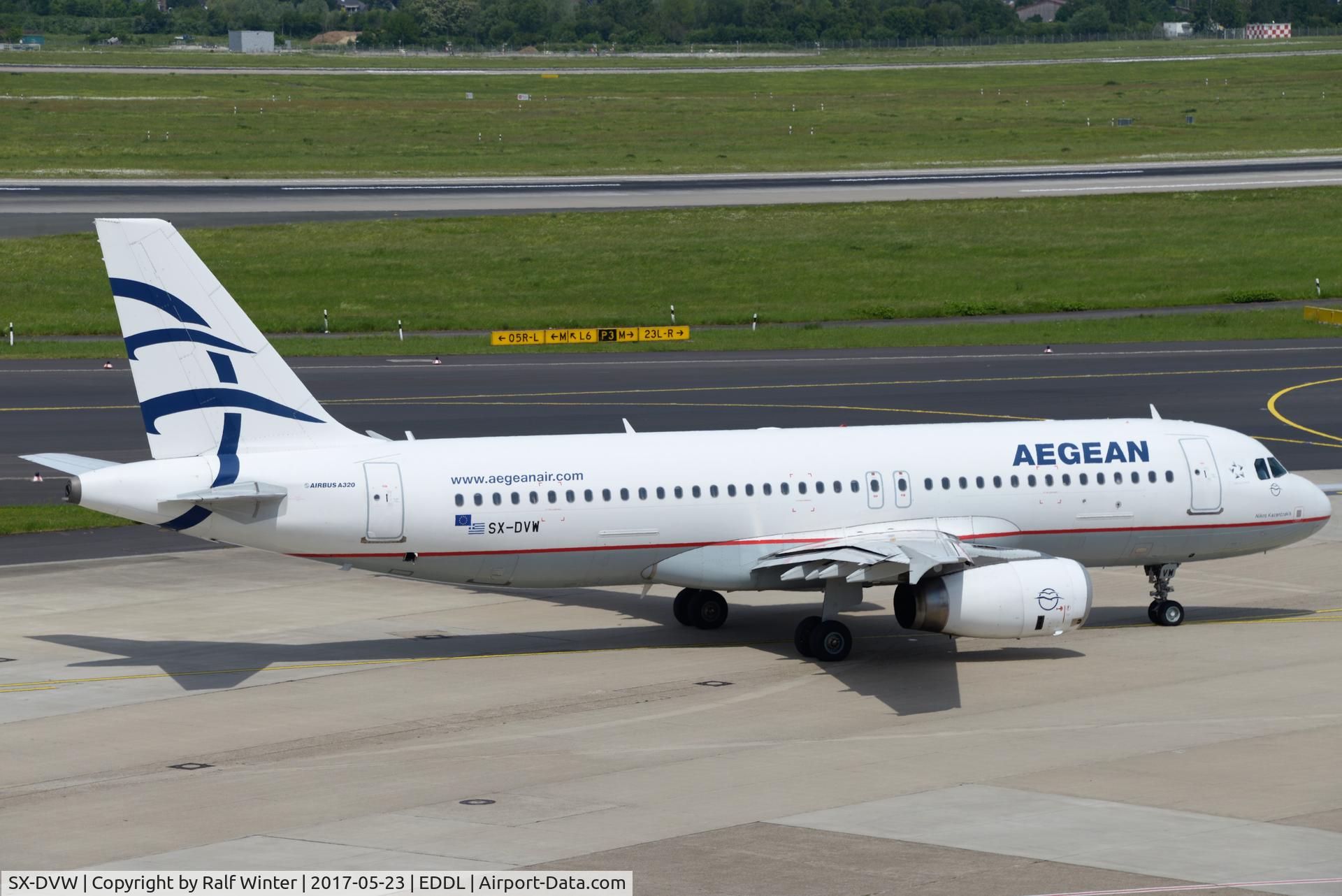 SX-DVW, 2009 Airbus A320-232 C/N 3785, Airbus A320-232 - A3 AEE Aegean Airlines - 3785 - SX-DVW - 23.05.2017 - DUS